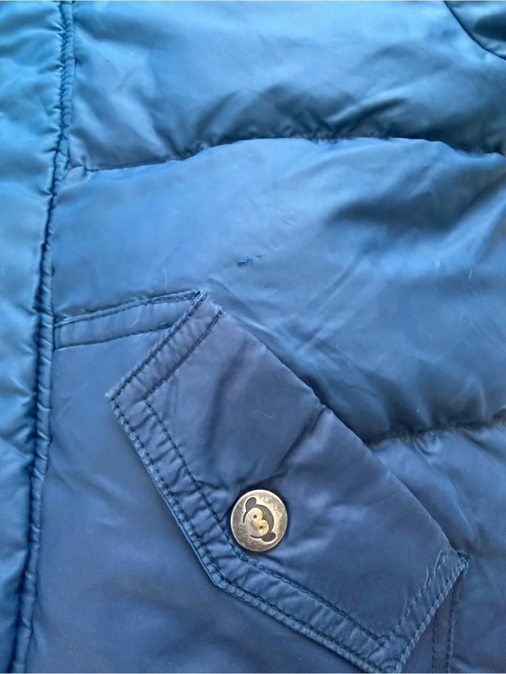 Appaman Blue Ombré Down Puffy Coat Size 6